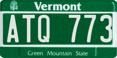 VT license plate ATQ773