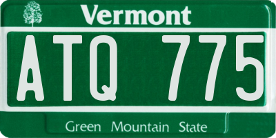 VT license plate ATQ775