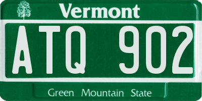 VT license plate ATQ902