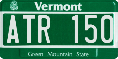 VT license plate ATR150