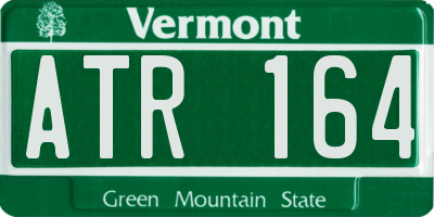 VT license plate ATR164
