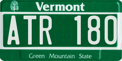 VT license plate ATR180