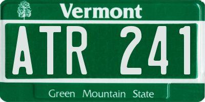 VT license plate ATR241