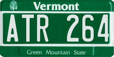 VT license plate ATR264
