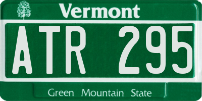 VT license plate ATR295