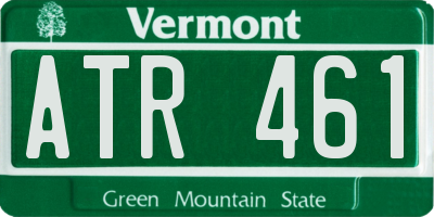 VT license plate ATR461