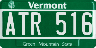 VT license plate ATR516