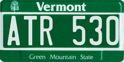 VT license plate ATR530