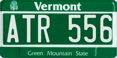 VT license plate ATR556
