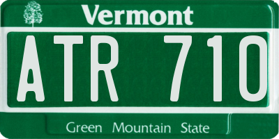 VT license plate ATR710