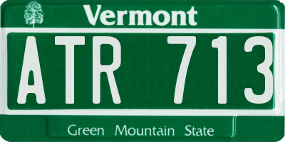 VT license plate ATR713