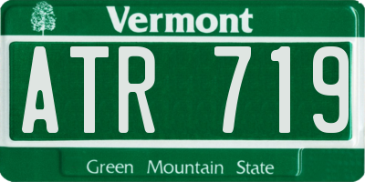 VT license plate ATR719