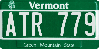 VT license plate ATR779