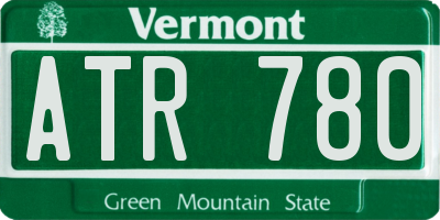 VT license plate ATR780