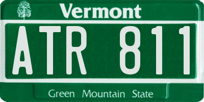 VT license plate ATR811