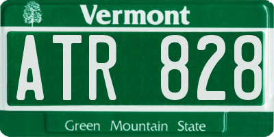 VT license plate ATR828