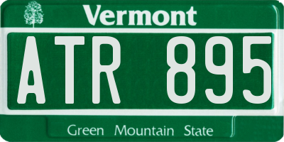 VT license plate ATR895