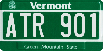 VT license plate ATR901