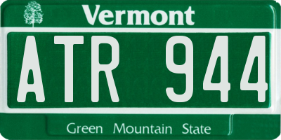 VT license plate ATR944