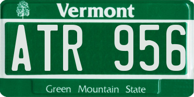 VT license plate ATR956