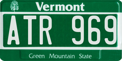 VT license plate ATR969