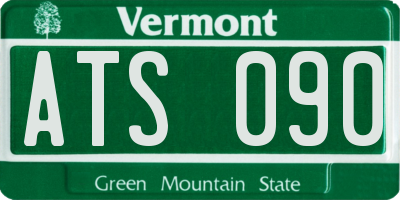 VT license plate ATS090