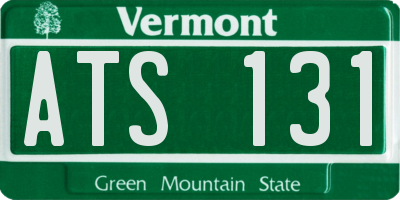 VT license plate ATS131