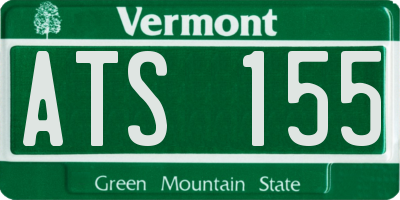 VT license plate ATS155