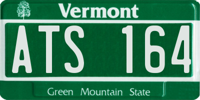 VT license plate ATS164