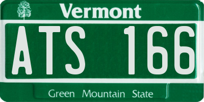 VT license plate ATS166