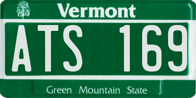 VT license plate ATS169