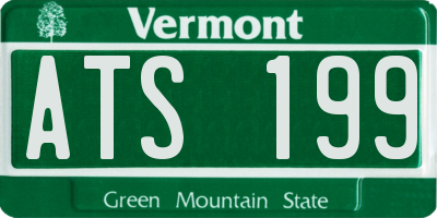 VT license plate ATS199