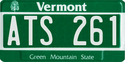 VT license plate ATS261