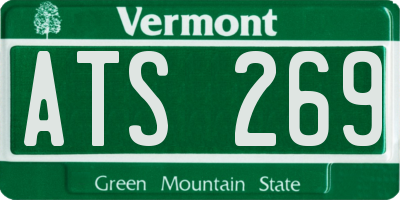 VT license plate ATS269