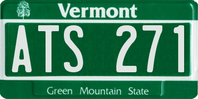VT license plate ATS271