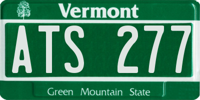 VT license plate ATS277
