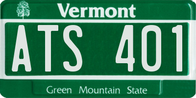 VT license plate ATS401