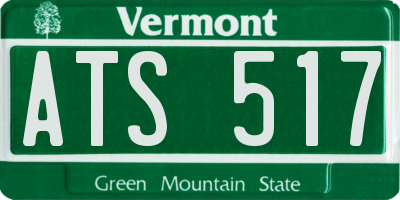 VT license plate ATS517