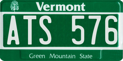 VT license plate ATS576