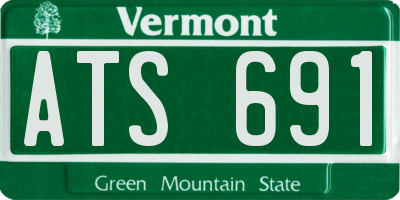 VT license plate ATS691