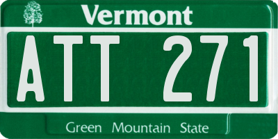 VT license plate ATT271
