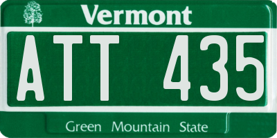 VT license plate ATT435