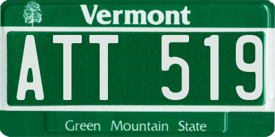 VT license plate ATT519