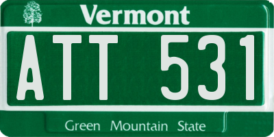 VT license plate ATT531