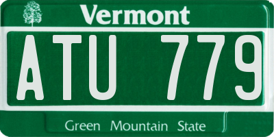 VT license plate ATU779