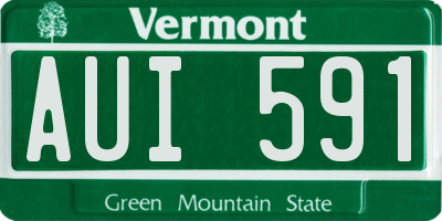 VT license plate AUI591