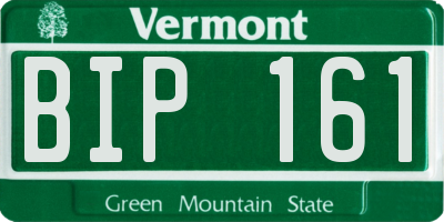 VT license plate BIP161