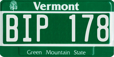 VT license plate BIP178