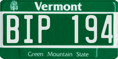 VT license plate BIP194