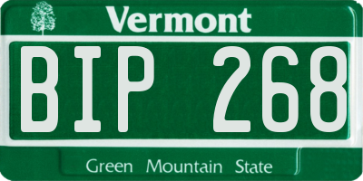 VT license plate BIP268